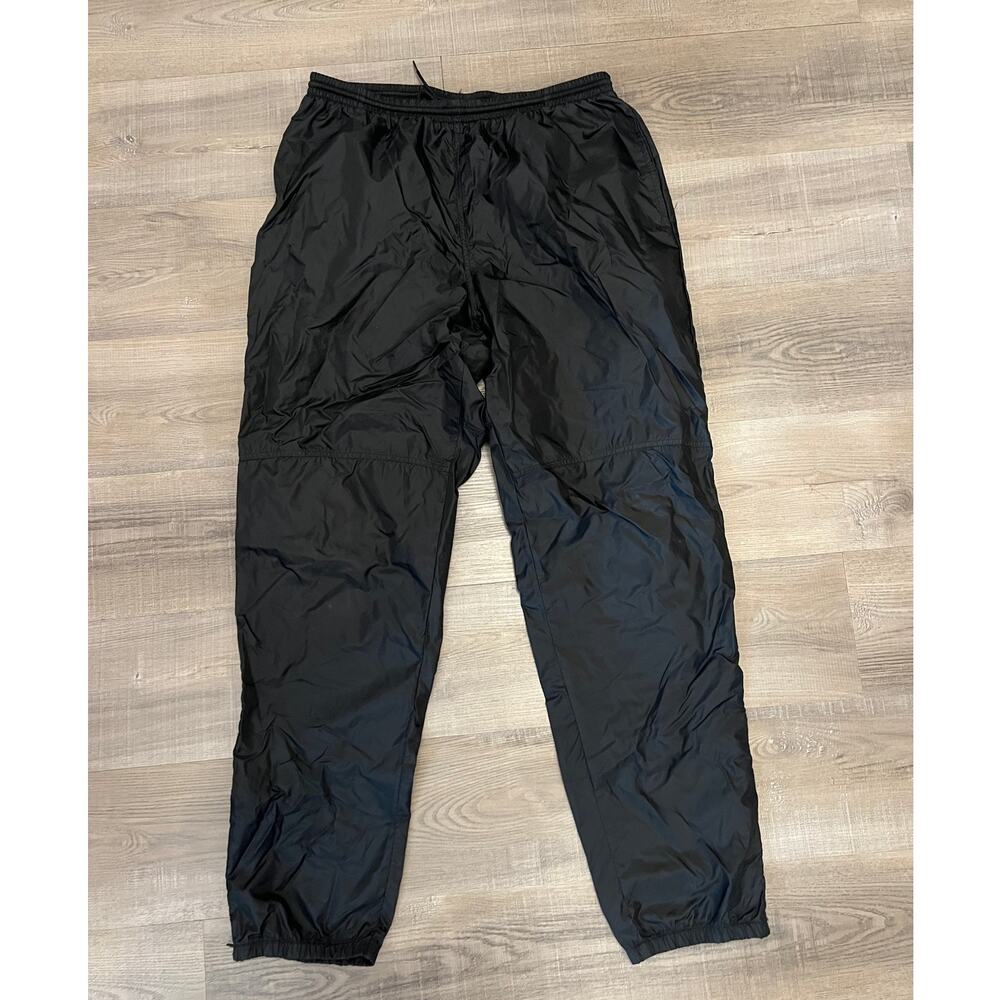 Vtg 90s Nike Men's Black Windbreaker Pants
